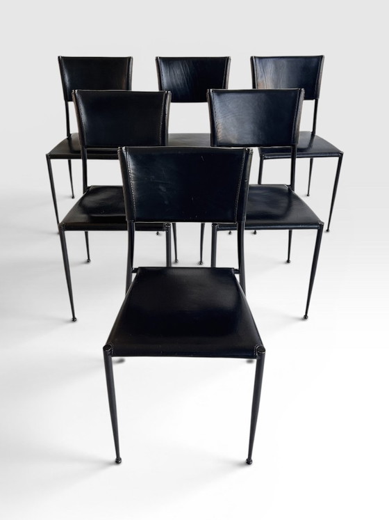 Image 1 of Sillas de cuero con arnés Fasem