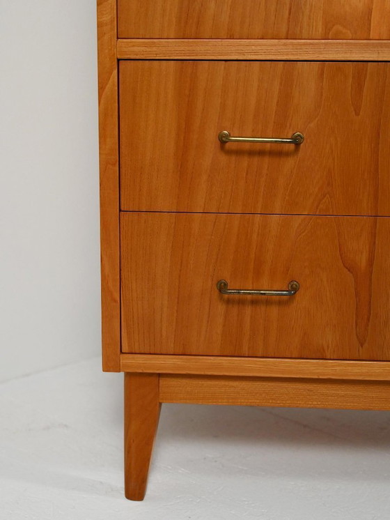 Image 1 of Scandinavian elm chest of drawers, 1950s