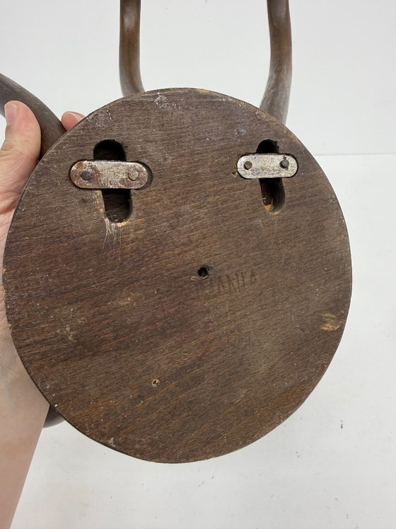 Image 1 of Perchero antiguo de pared de madera curvada de Thonet, década de 1930.