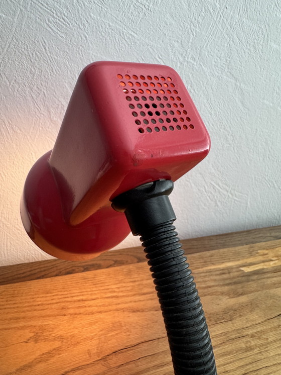 Image 1 of Desk lamp vintage 80s red