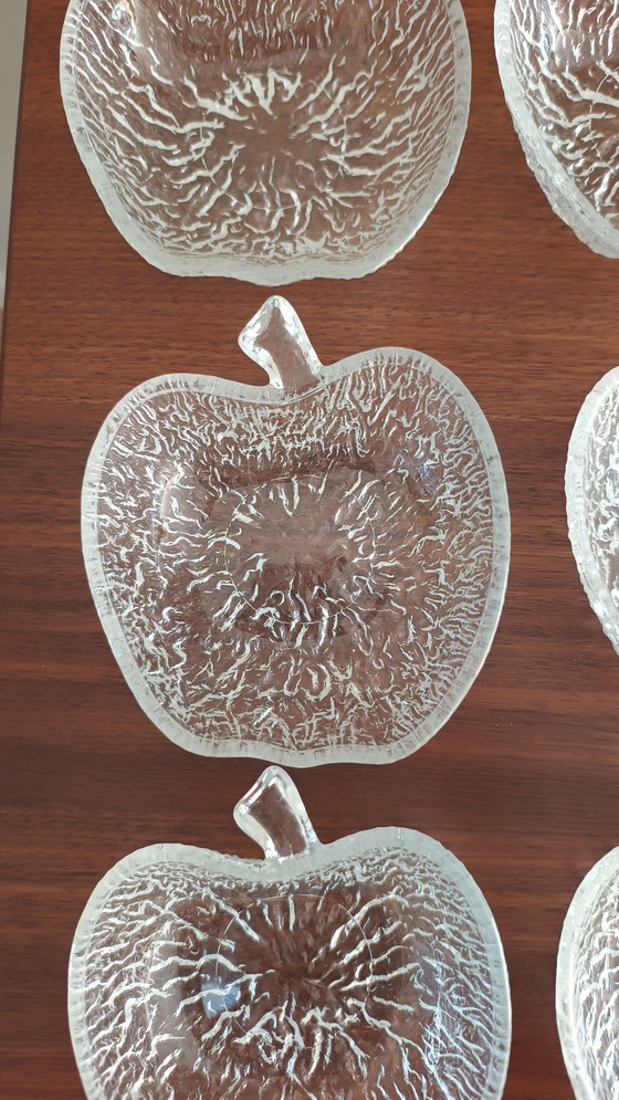 Image 1 of Vassoi per mele in vetro CoVetro vintage italiano | anni '70