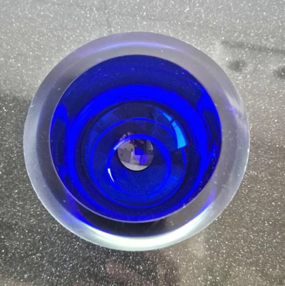 Image 1 of Pols Potten Blue Vase - Original sticker