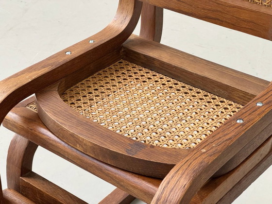 Image 1 of Set of 2 Mid-Century Cesca children's chairs with Viennese wickerwork, 1970s