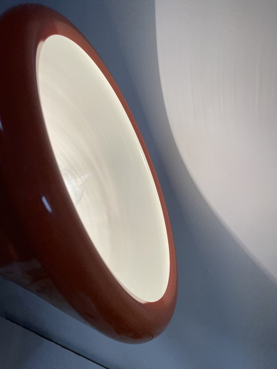 Image 1 of Abat-jour vintage Staff Leuchten laqué orange, modèle 5535/36 - conçu par Alfred Kalthoff