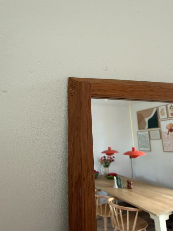 Image 1 of Miroir vintage danois Jansen Spelje en teck - Miroir du milieu du siècle