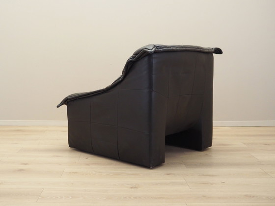 Image 1 of Leren fauteuil, Italiaans ontwerp, jaren 1960, Productie: Italië