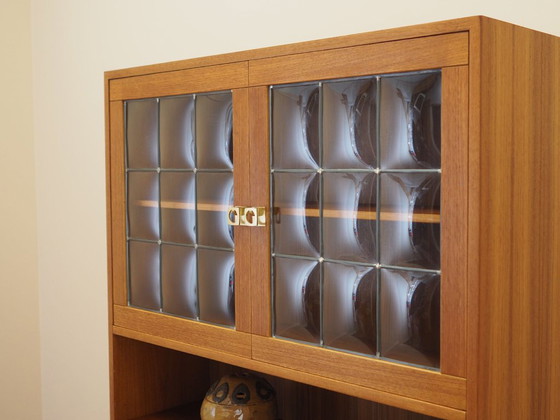 Librería de chapa de teca con estantes ajustables, diseño danés moderno, años 70 – Wood (photo 6 of 17)