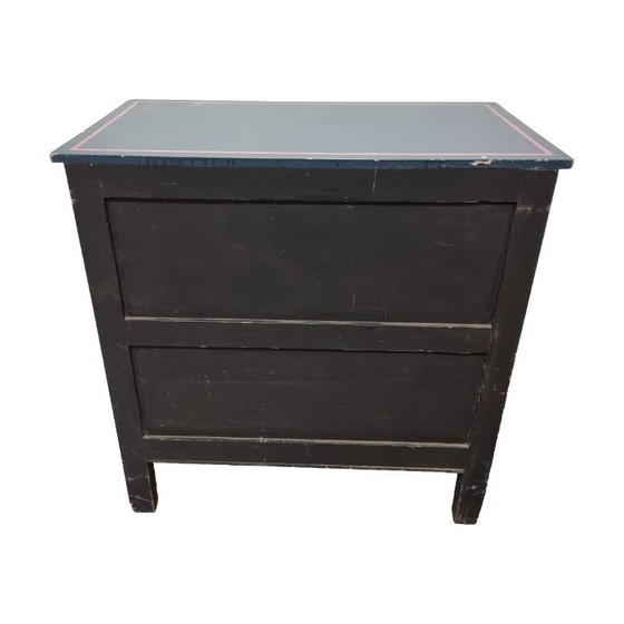Image 1 of Mid-century green wooden cabinet