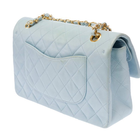 Image 1 of Borsa CHANEL Timeless/Classique in Cuir Bleu - 103407