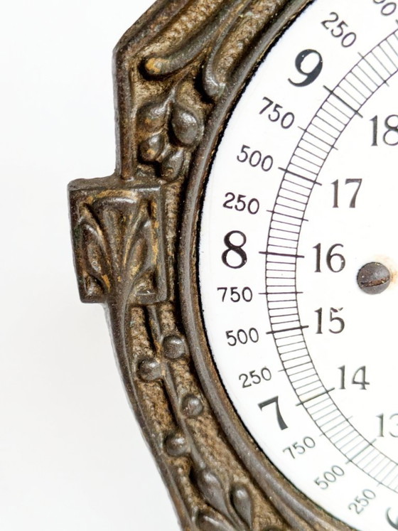 Image 1 of Bilancia da cucina vintage AWR in ghisa, stile Art Nouveau tedesco, decorativa, stile country.