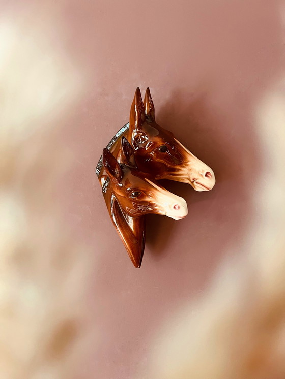 Image 1 of Jema “70’s Ceramic horse wall decoration