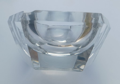 Val Saint Lambert crystal ashtray