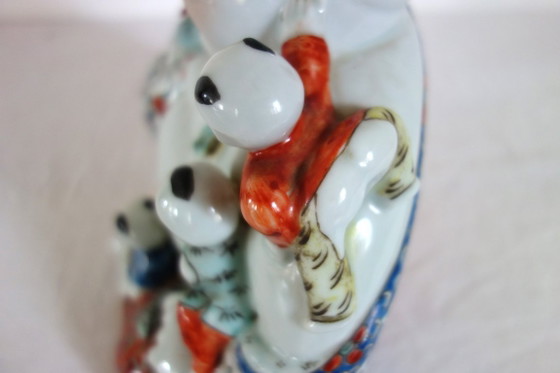 Lachende Buddha-Figur, chinesisches Porzellan, frühes 20. Jahrhundert – Dekorative Objekte, Porcelain (photo 14 of 16)