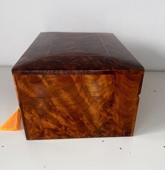 Magnifico e ampio portagioie in radica di tuia – Lavorazione artigianale di lusso – Oggetti decorativi, Wood (photo 14 of 16)