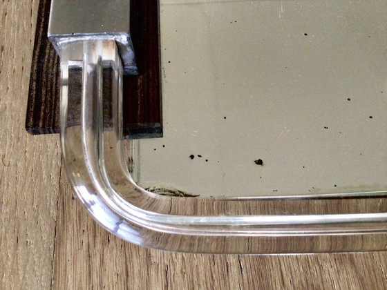 Image 1 of Art-Deco-Dienblade mit Spiegelglas