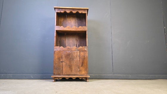 Rustikaler Volkskunst-Travail-Populaire-Schrank, Frankreich, 19. Jahrhundert – Schränke, Wood (photo 8 of 12)