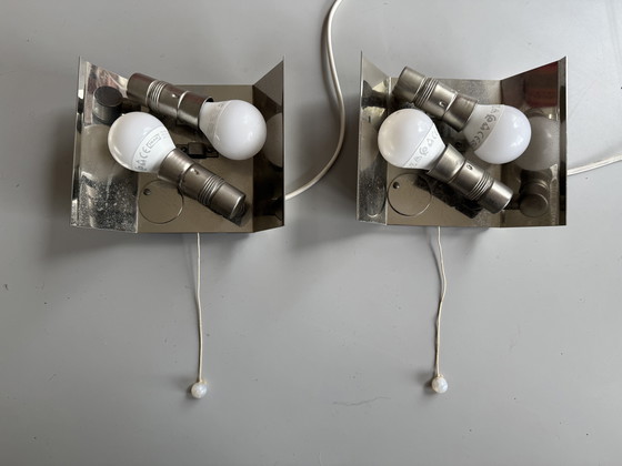 Image 1 of Coppia di lampade da parete Kalmar modello “ice”.