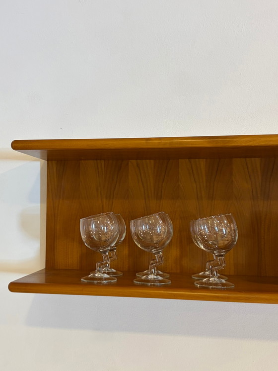 Vintage teak wall shelf – Shelving unit, Scandinavian (photo 5 of 8)