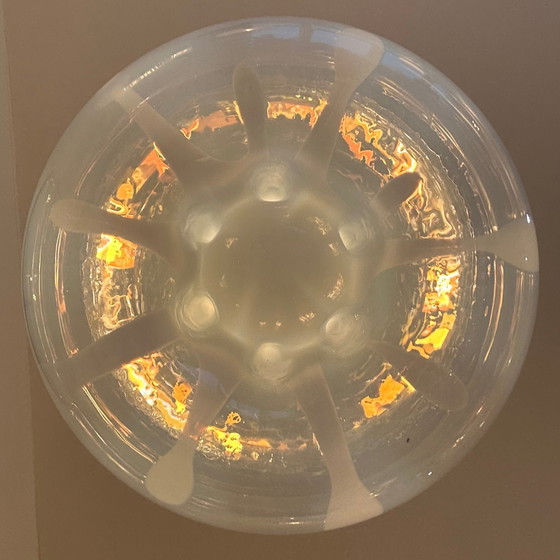 Image 1 of plafonnier en verre opalescent de Murano