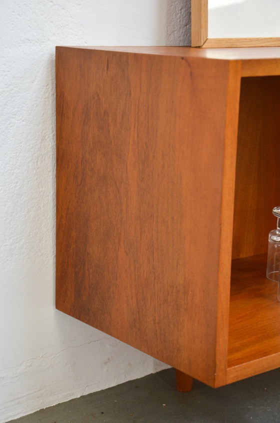 Image 1 of Credenza vintage, mobile HiFi per dischi, ripiano per dischi, mobile basso