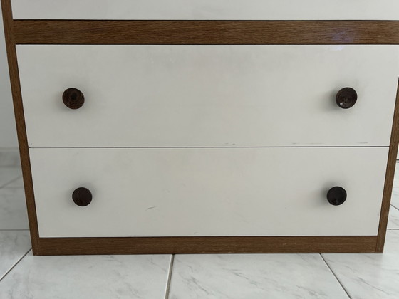 Image 1 of Vintage ladekast wenge hout 6 lades