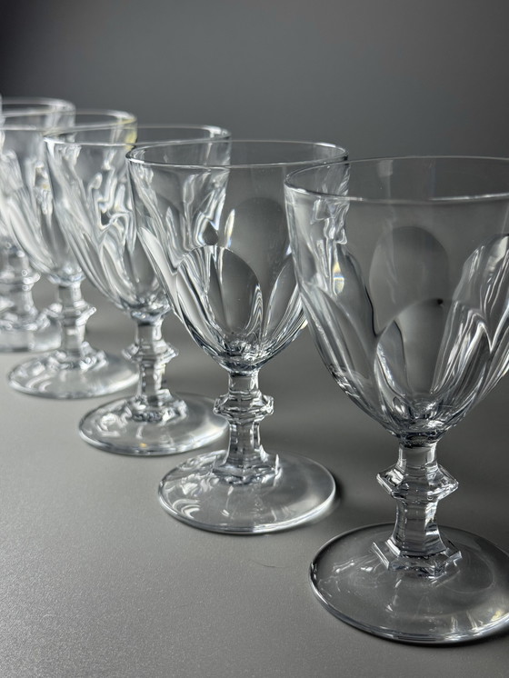 Image 1 of Set di 7 bicchieri di cristallo - Cristal d'Arques