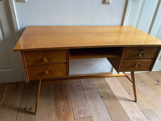 Image 1 of Vintage birch desk