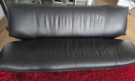 Leolux Tango 3-seater leather Senso black