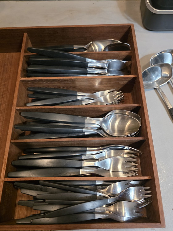 Image 1 of Gense Stainless Sweden cutlery Folke Arström 1950s