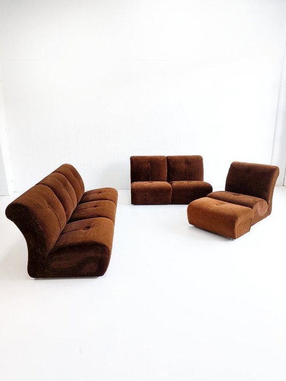 Image 1 of Modular Space Age Sofa Set (8 elements) 1970's 