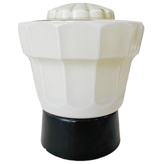 Image 1 of Lampada da soffitto Thabur Art Déco beige 1930's ceiling light