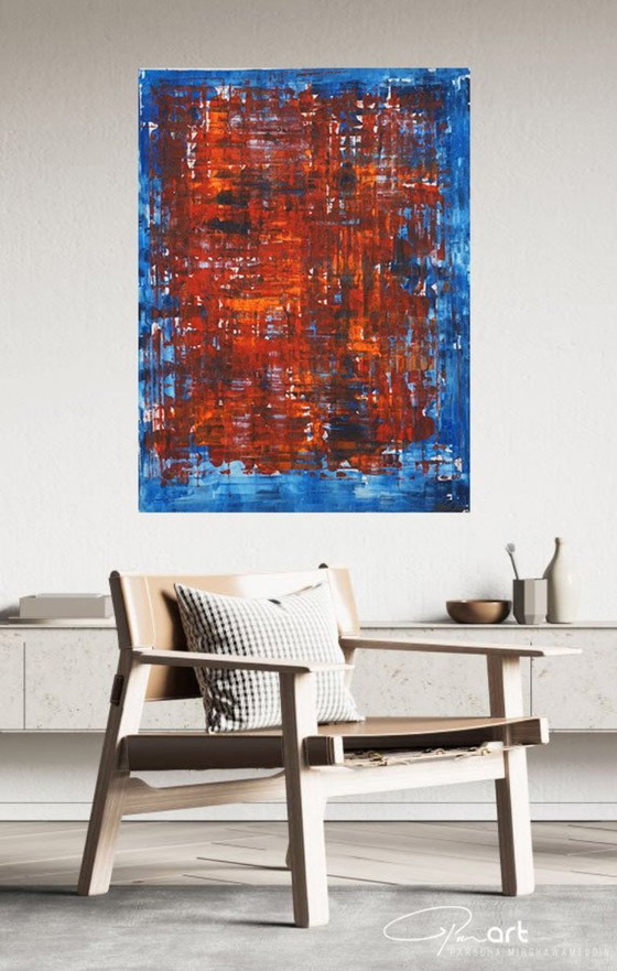 Parscha MIRGHAWAMEDDIN - Inner Score XXL - Artist Canvas – Paintings & Drawings (photo 2 of 14)