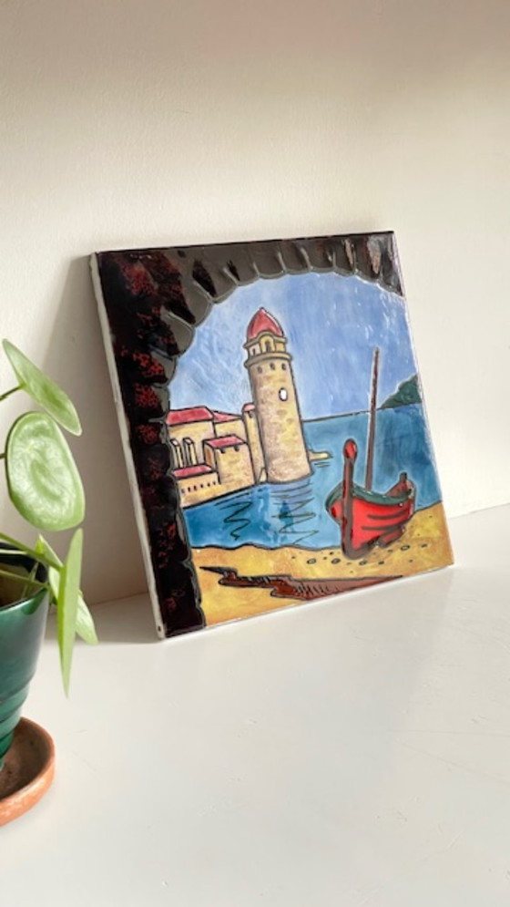 Image 1 of Decorazione murale in ceramica vintage