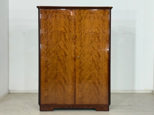 Art déco Armoire à linge Armoire à vêtements 2 portes Vintage