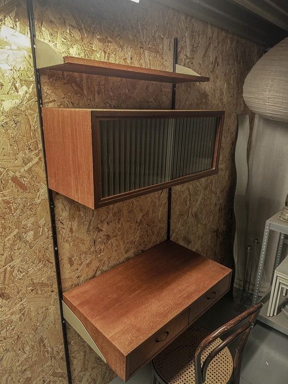 Image 1 of Mobiletto da parete vintage - scaffale - scrivania - credenza