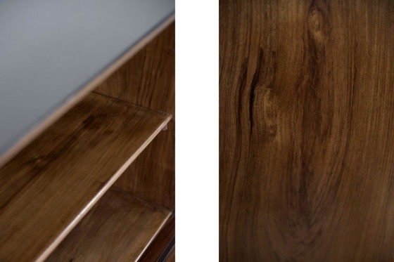 Image 1 of Vintage Rare Large French Art Deco Walnut Buffet, 1920s