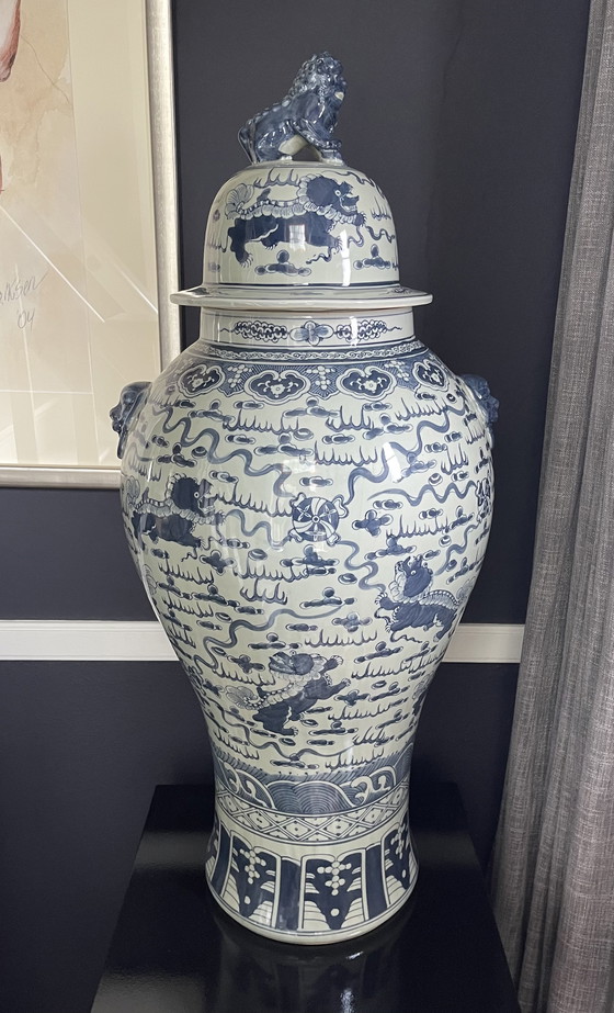 Image 1 of Eichholtz Covered Vase Pensinula