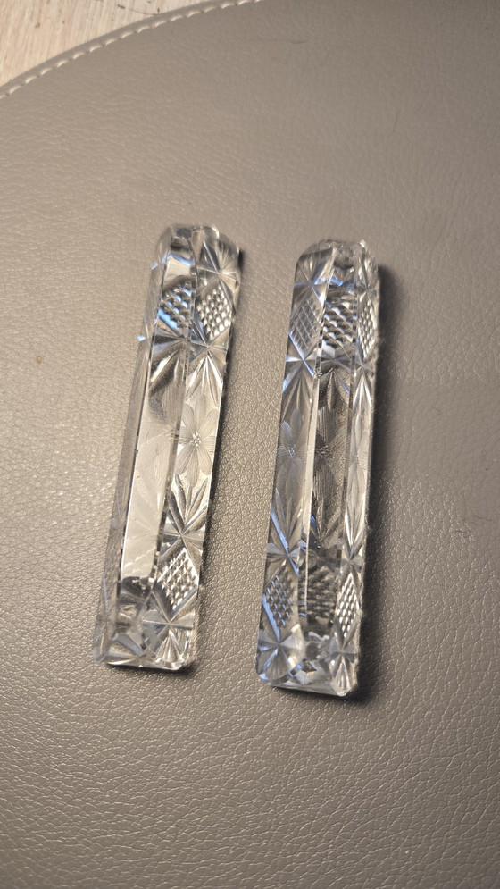 Image 1 of Sets de table vintage en cristal et verre