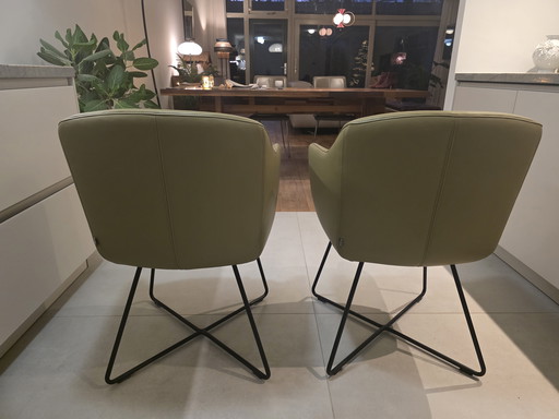 2 sedie da pranzo Rolf Benz 640.