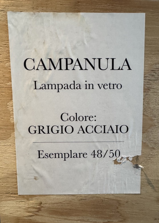 2 x Campanula Sospensione Grigio Acciaio Limited Edition 2025 di Andrea Branzi, Radical Design (non aperta (photo 3 of 8)