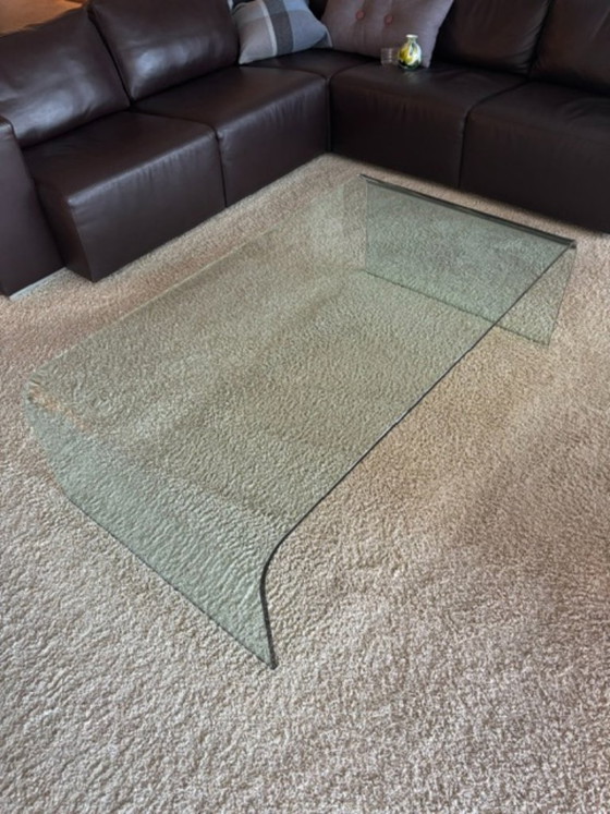 Curved glass Coffee table Italy 80s/90s (photo 4 of 5)