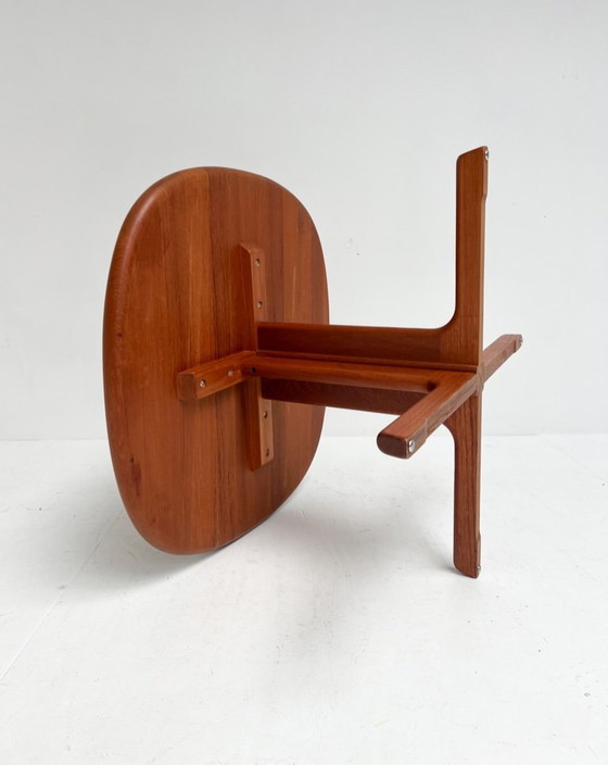 Image 1 of Mesa auxiliar de madera maciza de Durlynd, años 60