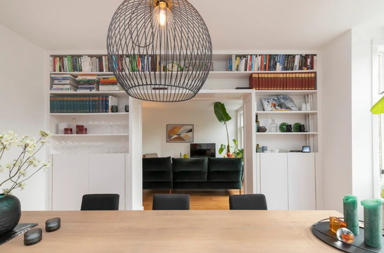 Image 1 of Stijlvolle eettafel met zitbank (80cm x 260cm)