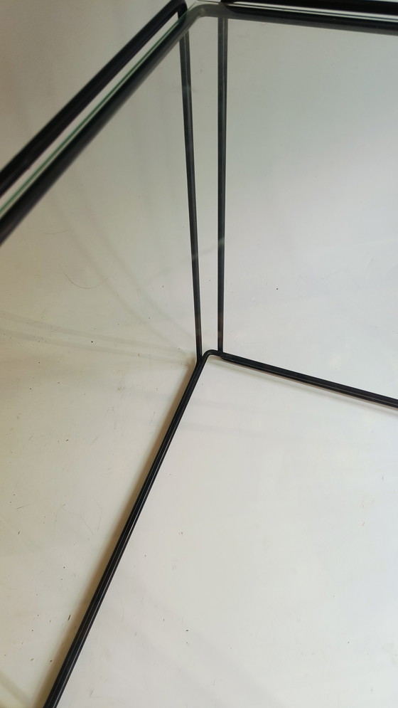Image 1 of Set Of 2 Black Max Sauze Isocele Cube Side Table