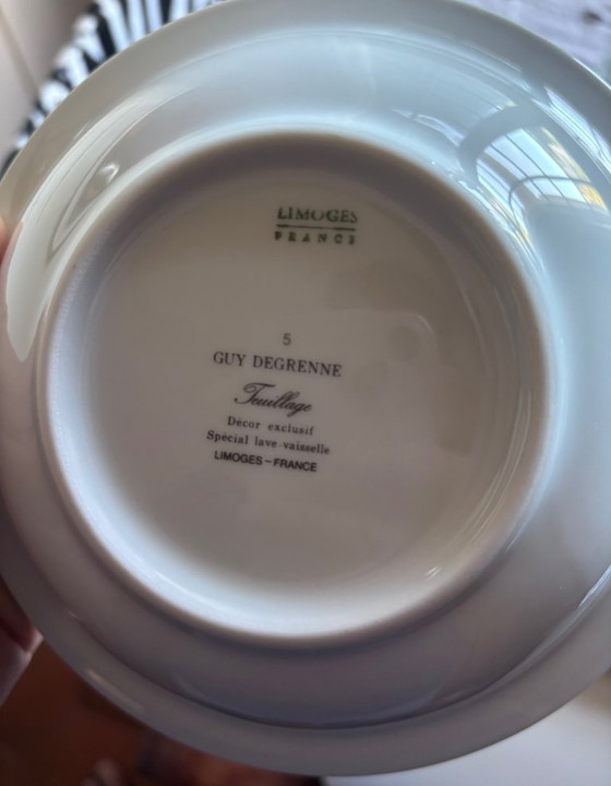 Image 1 of Service de table Guy Degrenne. 117 pièces, complet. Porcelaine de Limoges. Neuf.