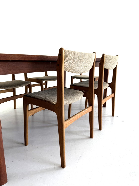 Vintage Danish Teak Dining Table '60 – Wood, Metal (photo 13 of 15)