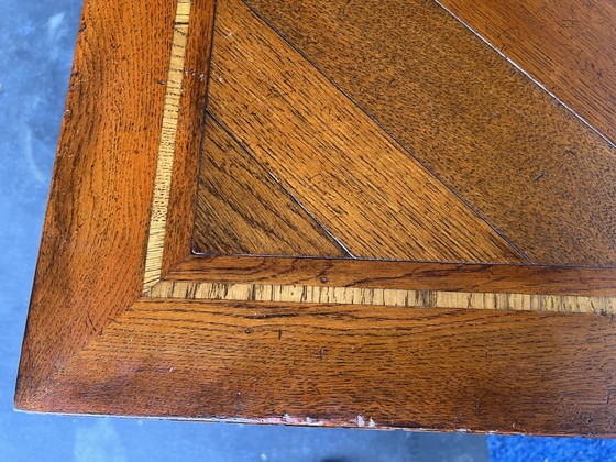 Cherry wood Art Nouveau RAC Royal antique dining table (photo 10 of 12)