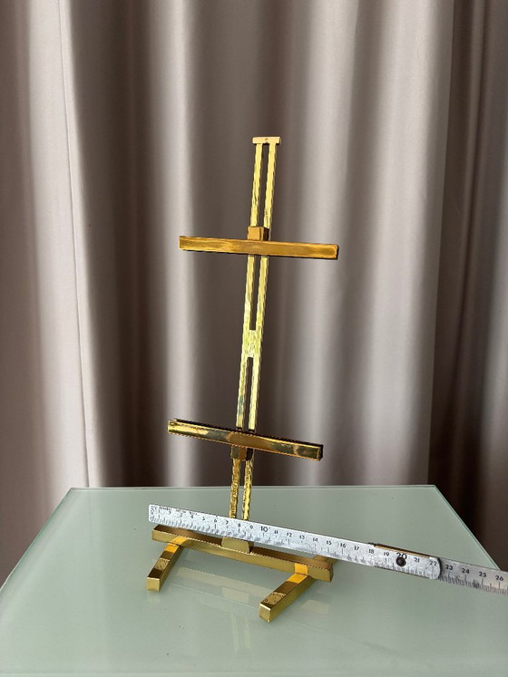 Raro Mini Cavalletto Vintage in Ottone – Regali, Brass (photo 3 of 6)