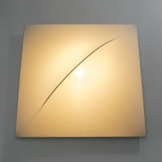 Image 1 of Lampada da parete o da soffitto quadrata “Saori” di Kazuhide Takahama per Sirrah, anni '70