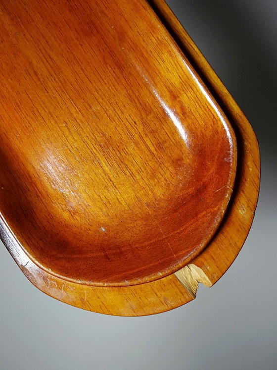Vintage doos van exotisch monoxylhout, volkskunst, krokodillendecor – Decoratieve objecten, Wood (photo 12 of 13)